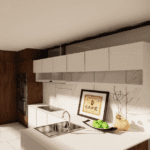 Gresie porțelanată Aurora Gold 60x120, model lucios, rectificat