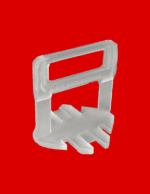 CLS Clipsuri pentru nivelare gresie (distanțieri/cleme) 100 bucați, grosime rost 1,5 mm, plăci ceramice 3-12mm