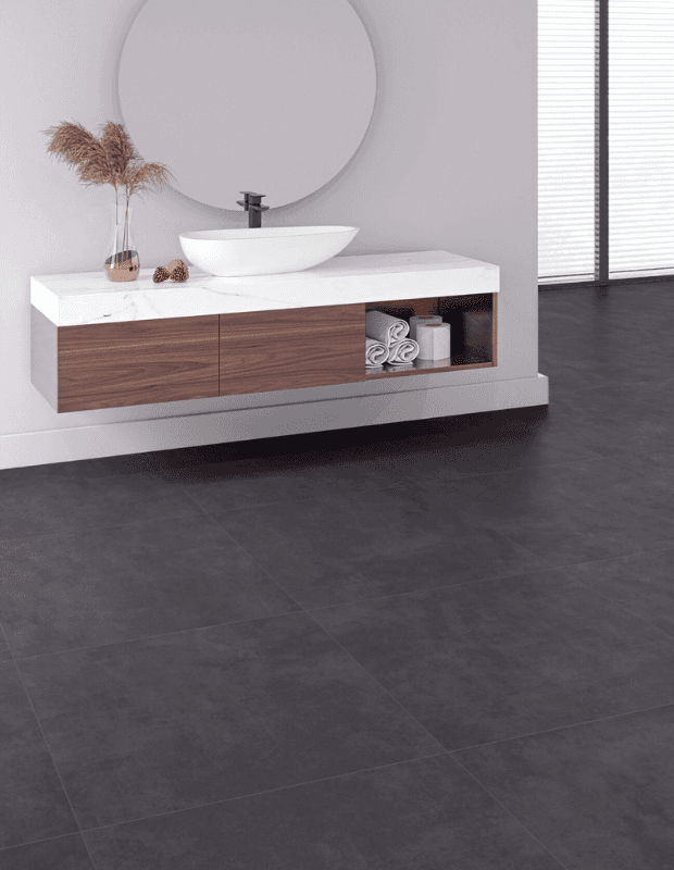 Concrete Anthracite 1 Gresie porțelanată Concrete Anthracite 60x120, model mat, rectificat - imagine 1