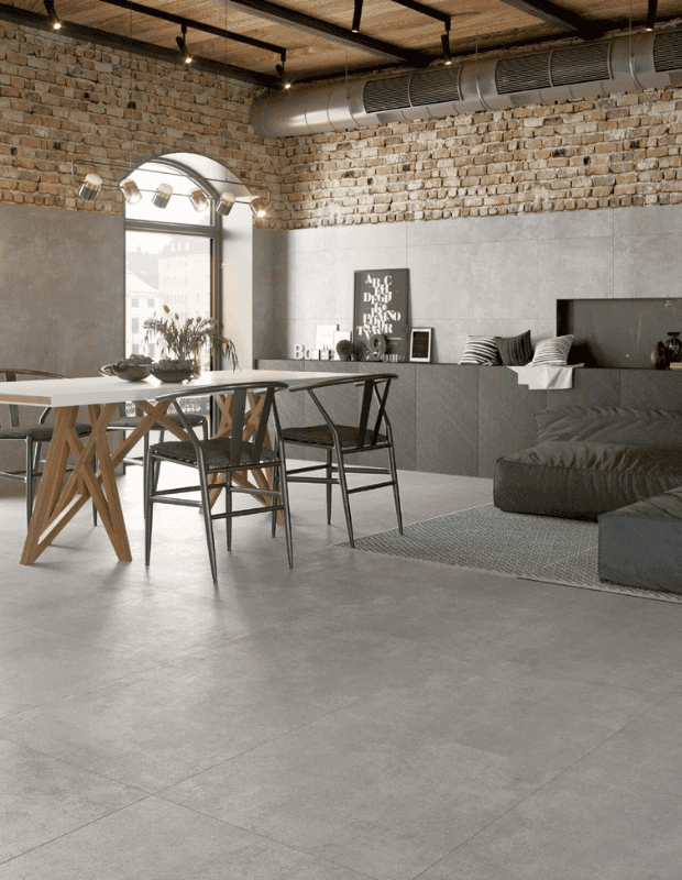 Concrete Grey 1 Gresie porțelanată Concrete Grey 60x120, model mat, rectificat - imagine 1