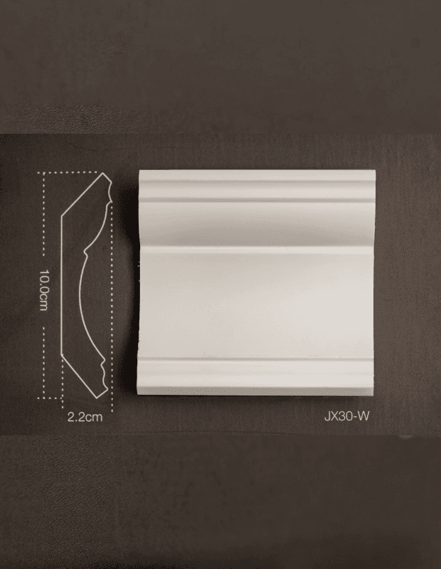 Cornisa JX30-W(2) Cornișă JX30-W decorativă din duropolimer pentru finisaje interioare - imagine 1