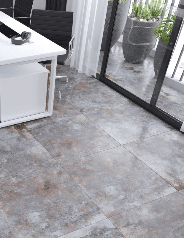 Metallica Grey 1 Gresie porțelanată Metallica Grey, 60×60, model mat, rectificat - imagine 1