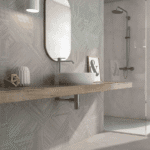 Gresie porțelanată Nantes Gris 60x120, model mat 3D, rectificat