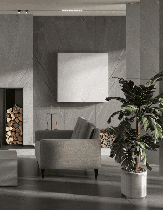 Silva Anthracite Gresie porțelanată Silva Anthracite 60x120, model mat, rectificat - imagine 1
