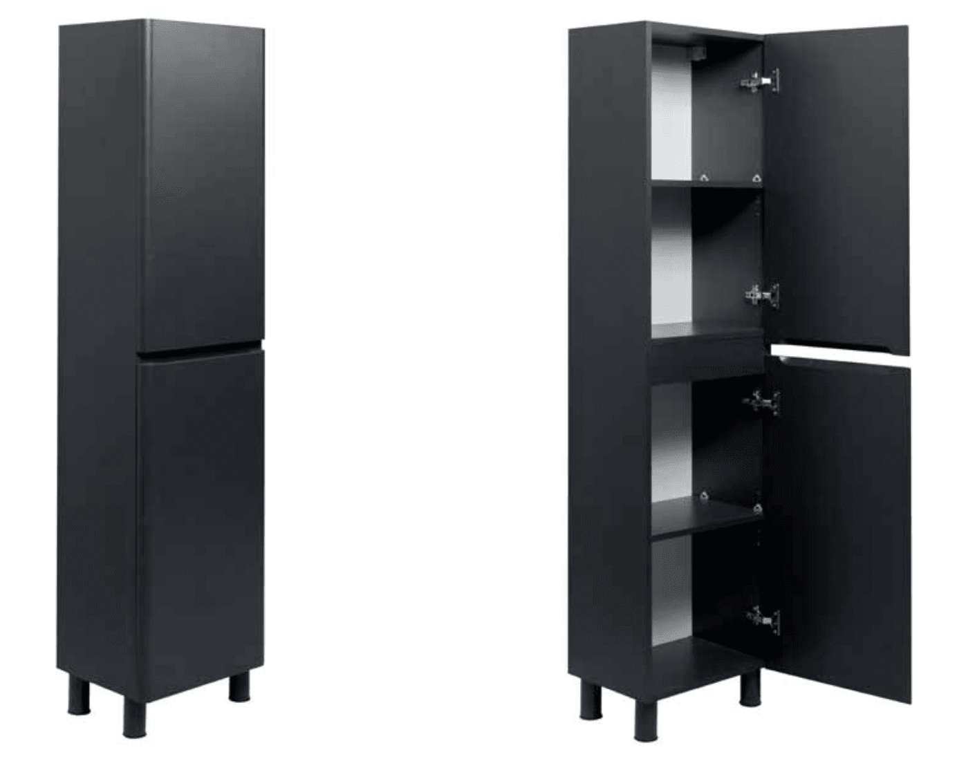 Tall-cabinet-VIVACE-anthracite-matte-PPN-40-right.-left.png Mobilier baie tip coloană VIVACE Anthracite Mat stânga/dreapta PPN-40 - imagine 1